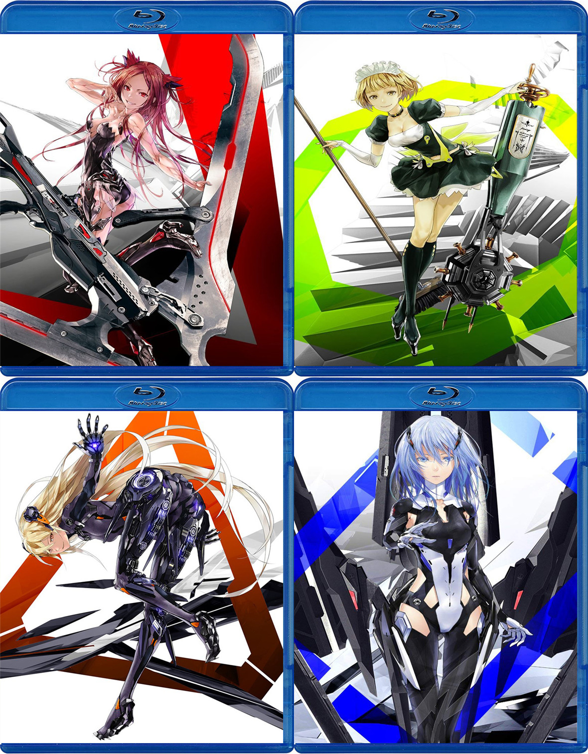 动画《没有心跳的少女BEATLESS 完整TV版》BDBOX蓝光碟Blu-ray