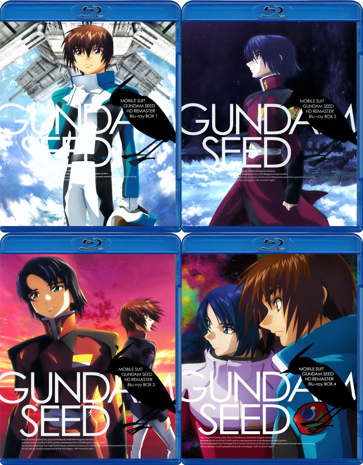 動畫《機動戰士高達seed 第1季完整tv版》bdbox藍光碟 blu-ray